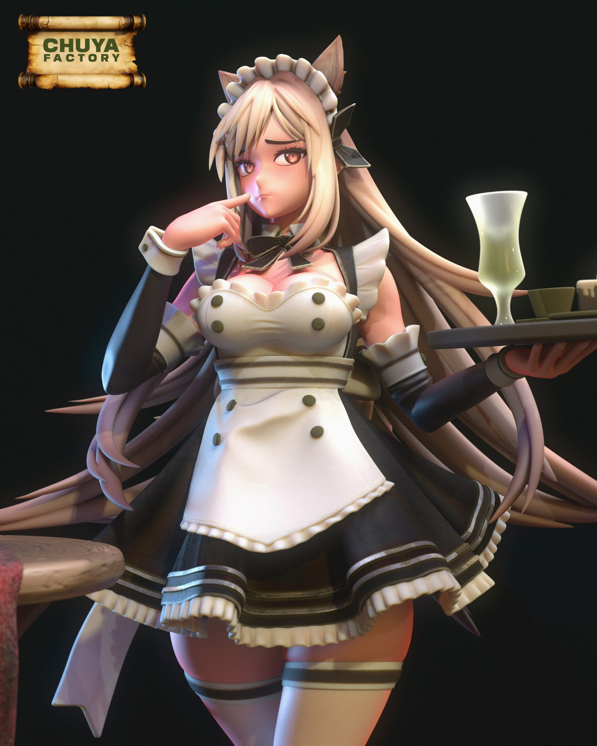 Maid Rapi resin figure