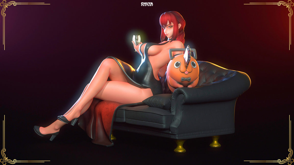 Makima resin figure