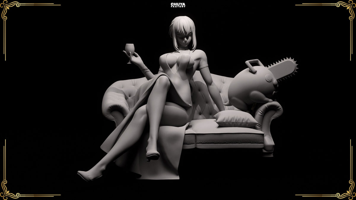 Makima resin figure