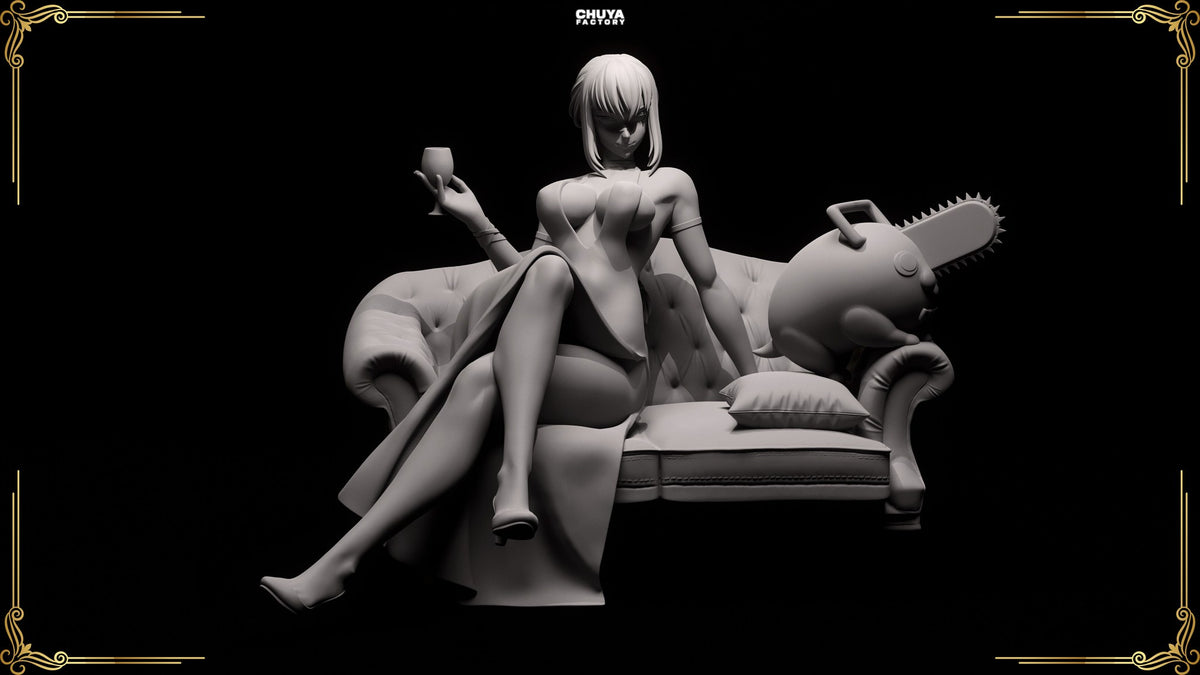 Makima resin figure