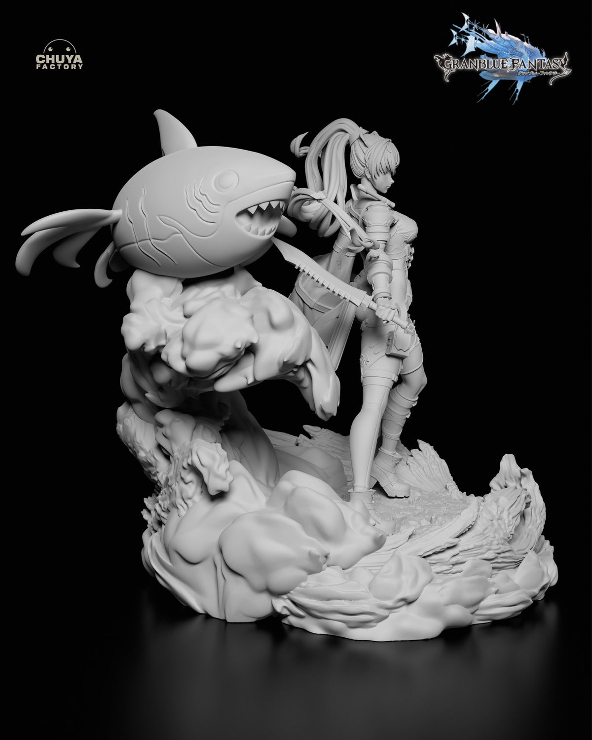 Meg resin figure
