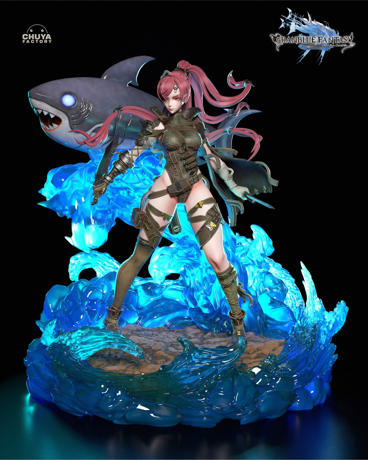 Meg resin figure