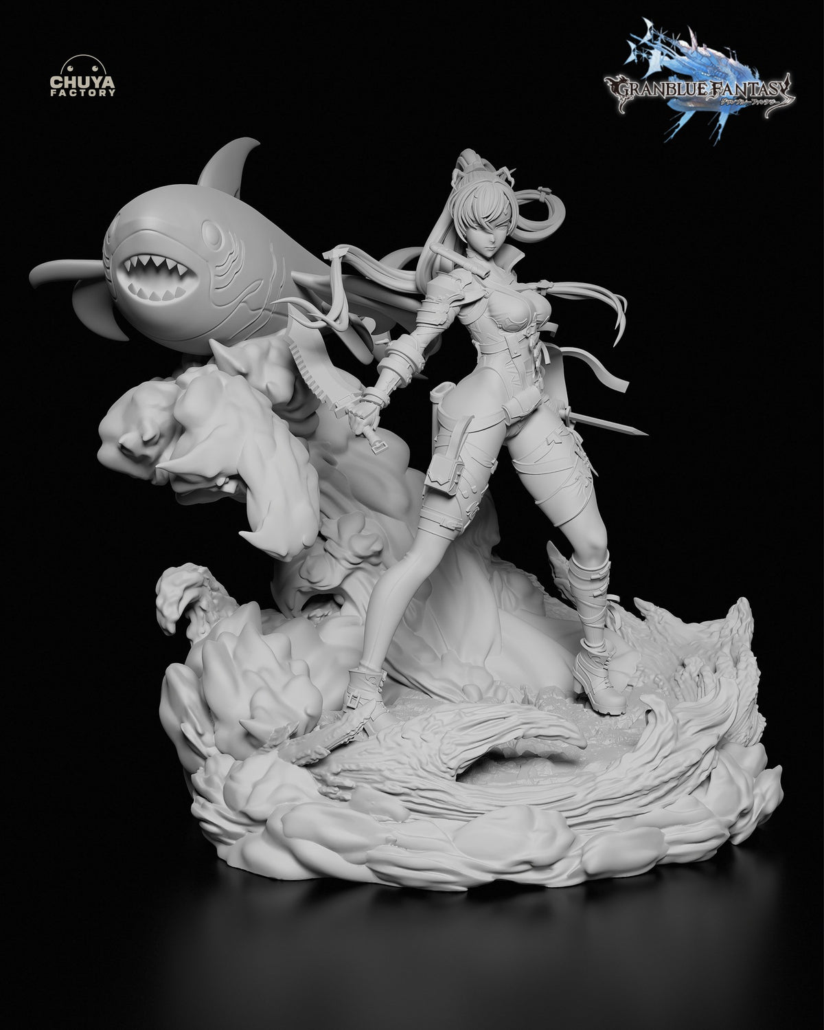 Meg resin figure