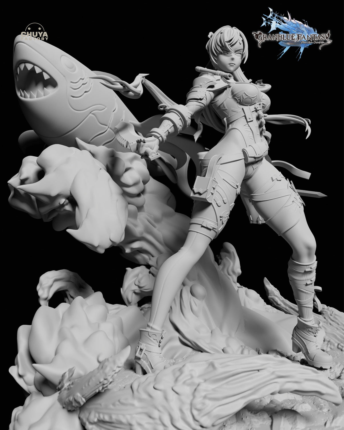 Meg resin figure