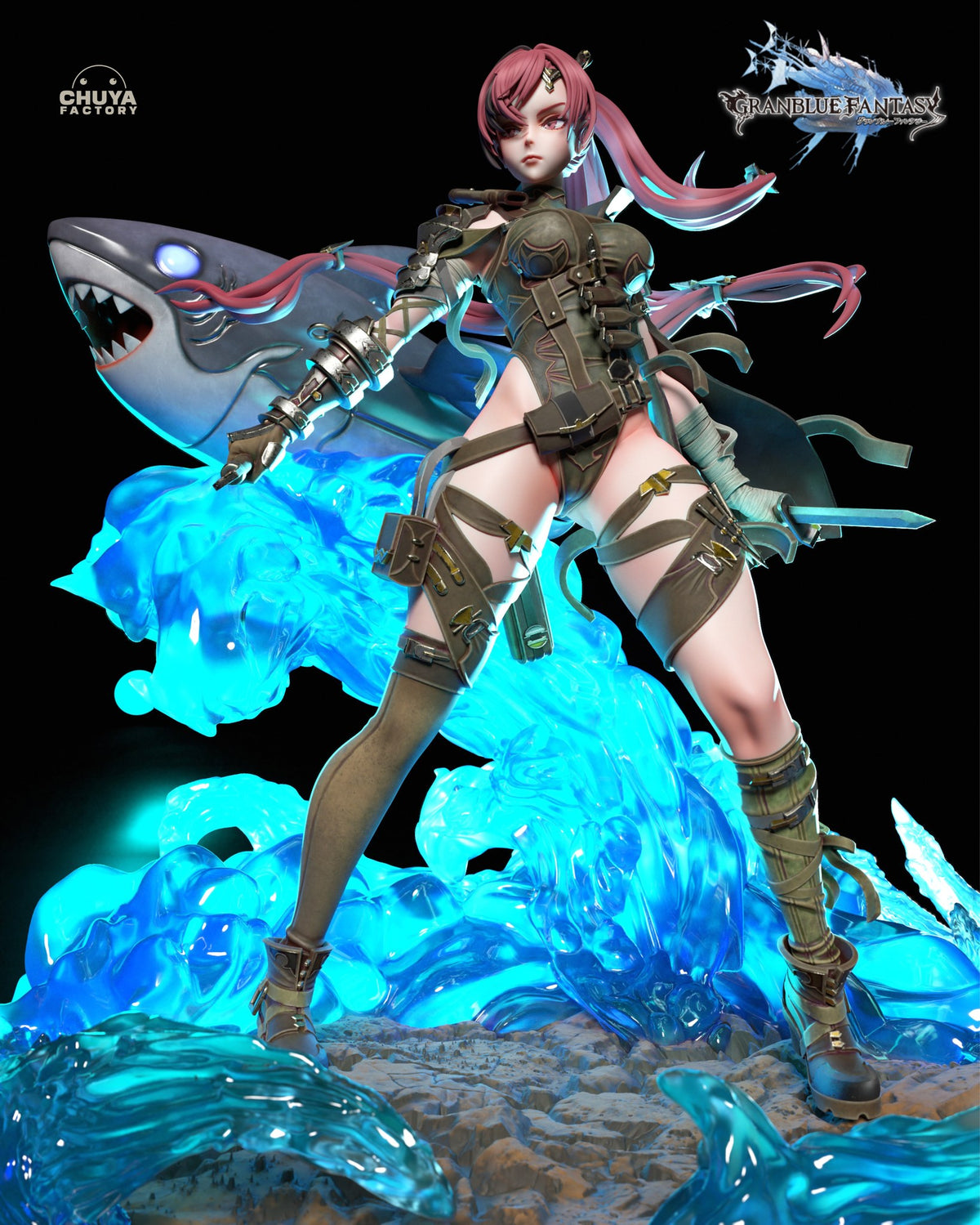 Meg resin figure