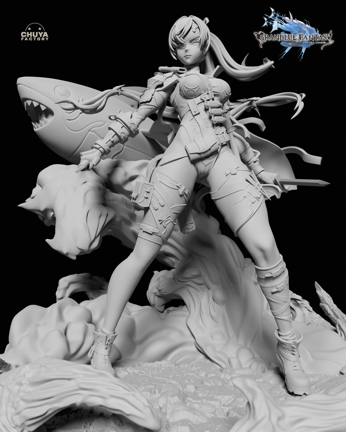 Meg resin figure