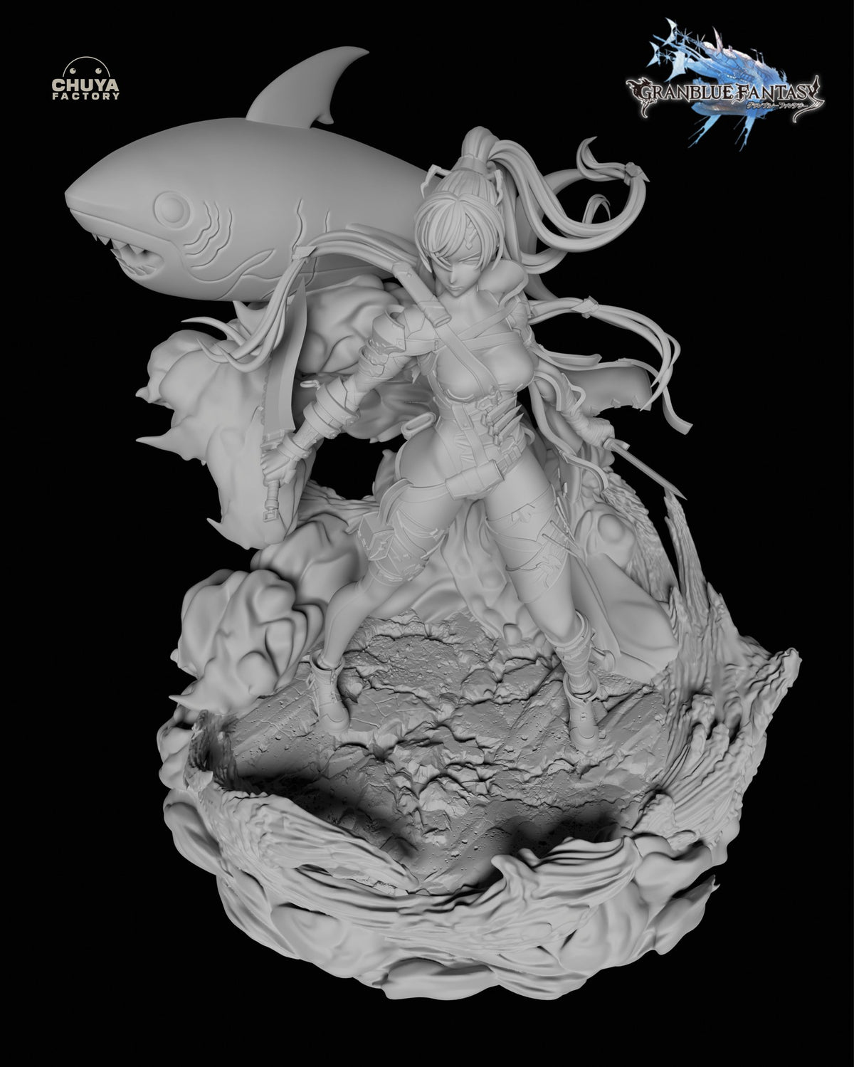 Meg resin figure