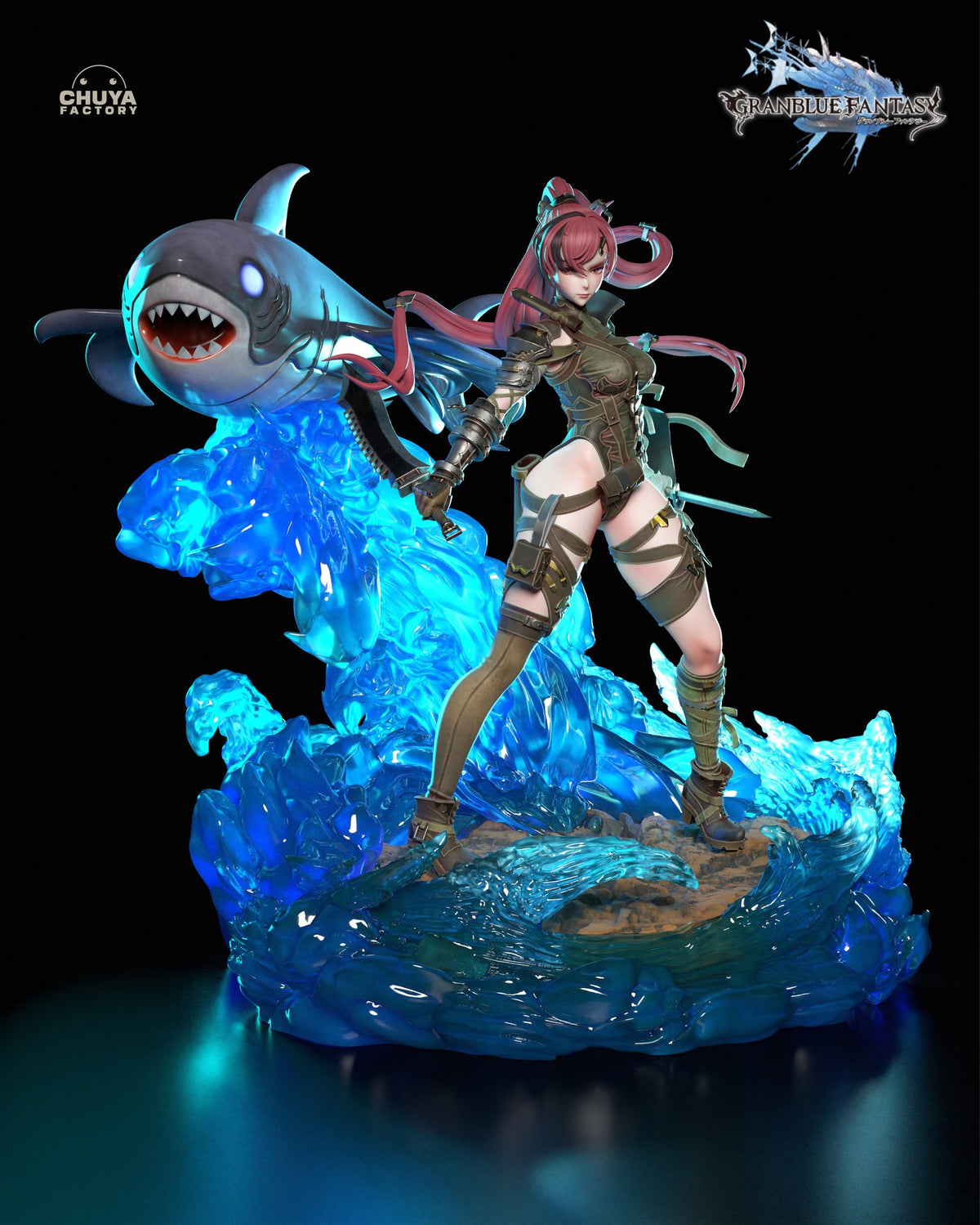 Meg resin figure