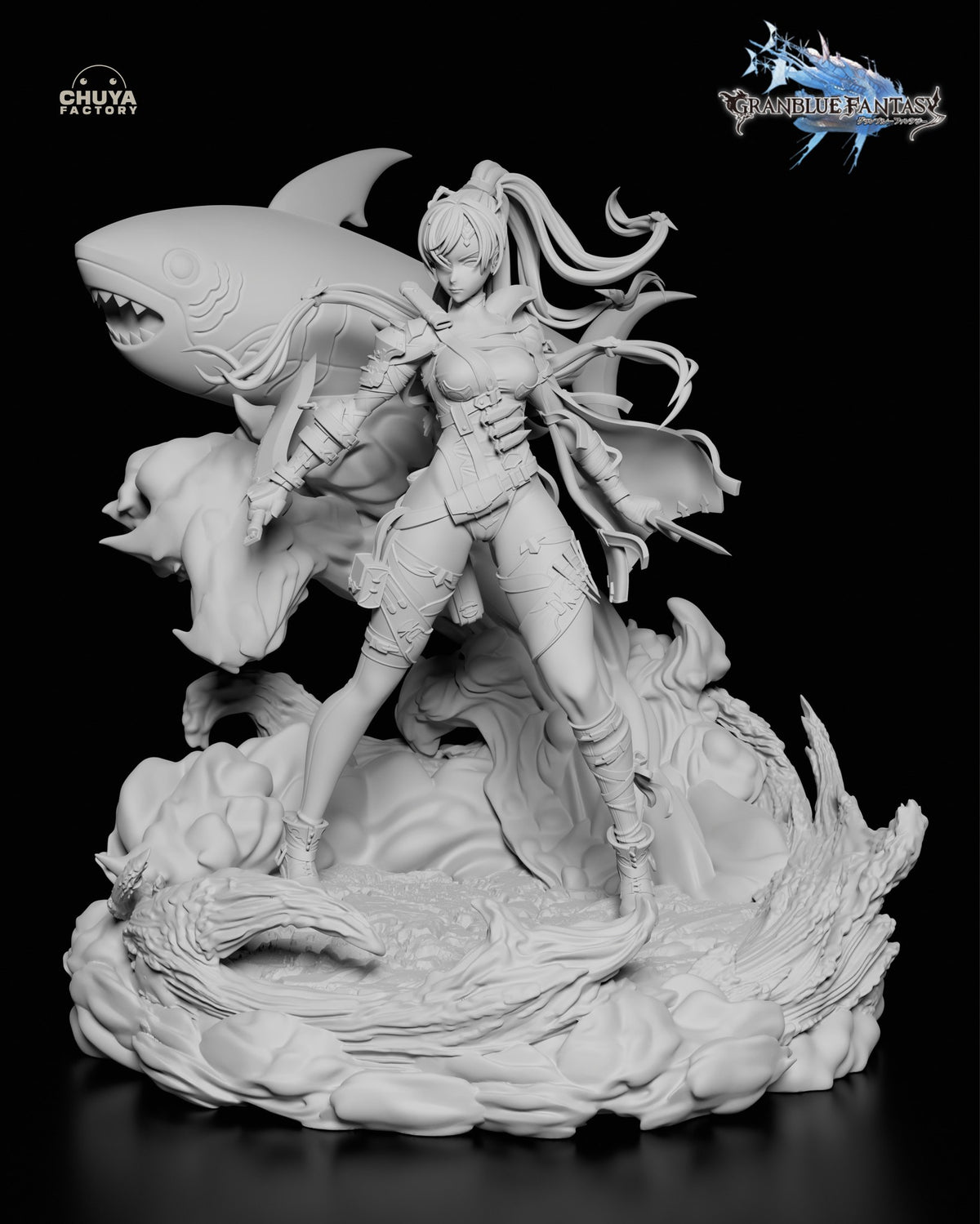 Meg resin figure