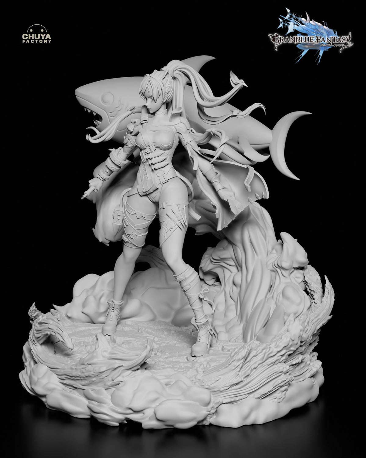 Meg resin figure