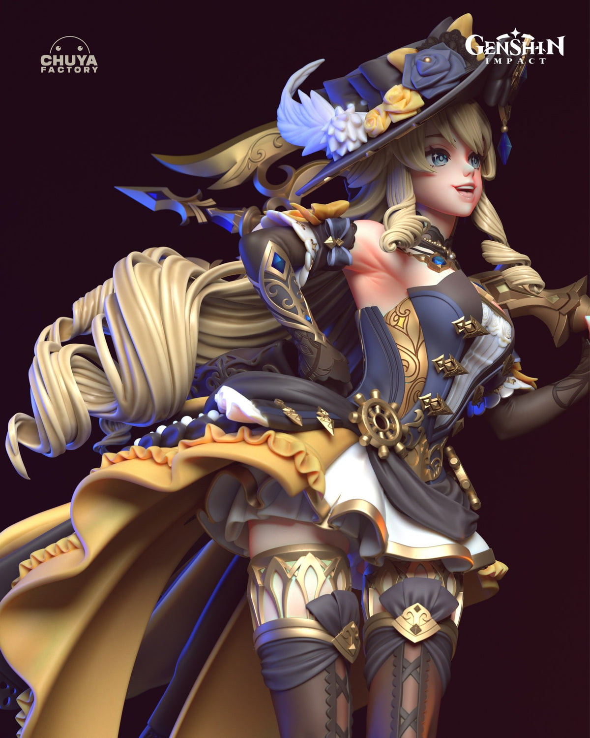 Navia resin figure