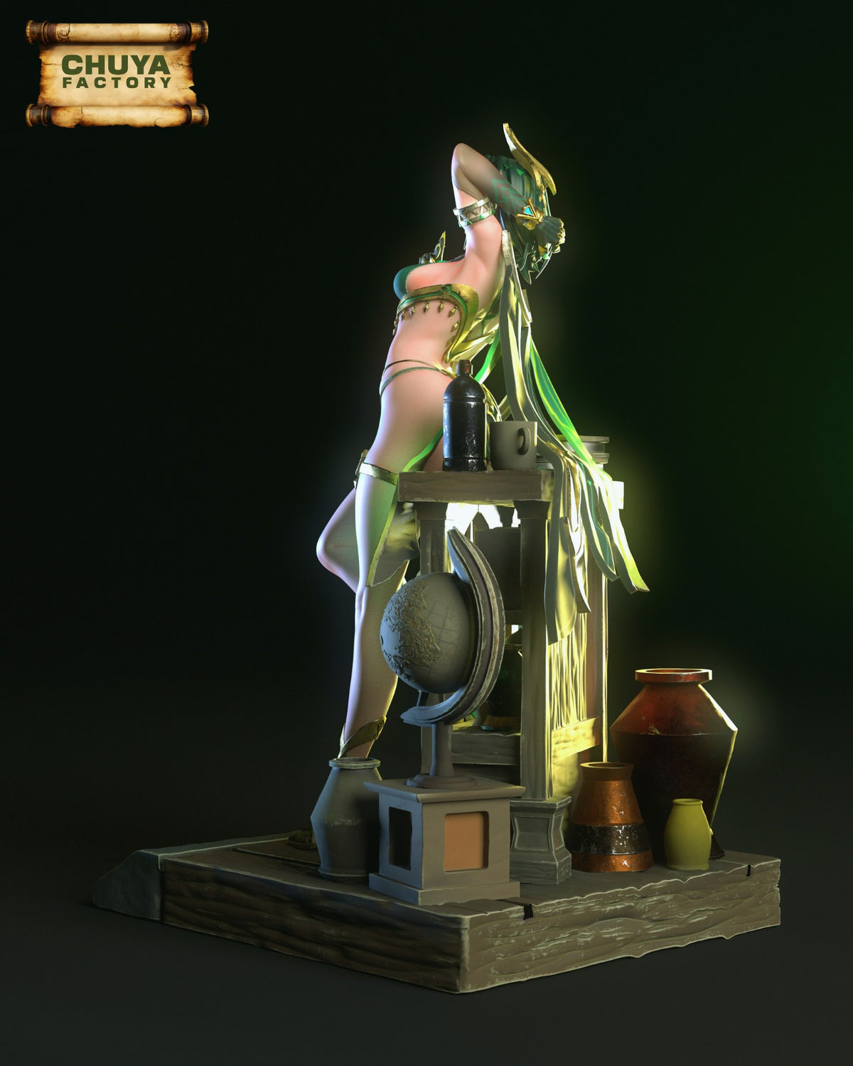 Nefer (Bedlah Outfit) resin figure