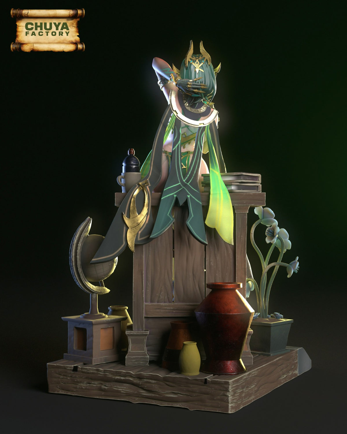 Nefer (Bedlah Outfit) resin figure