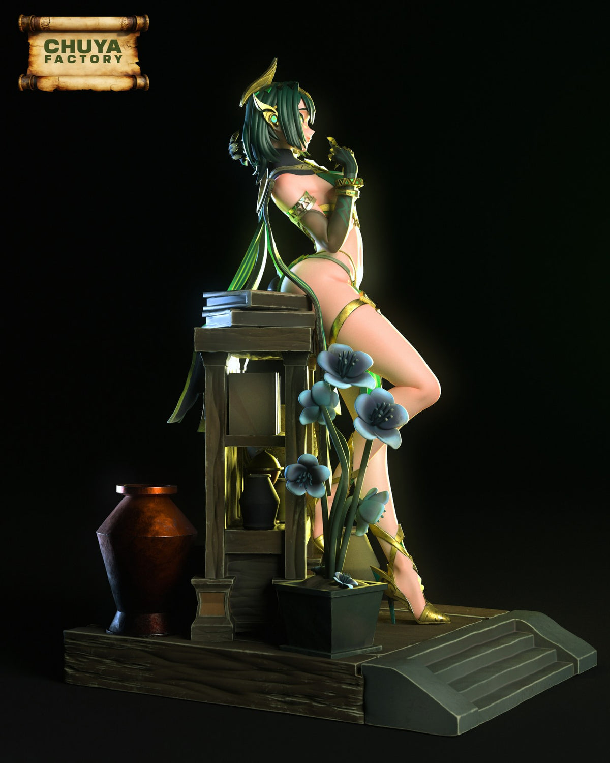 Nefer (Bedlah Outfit) resin figure