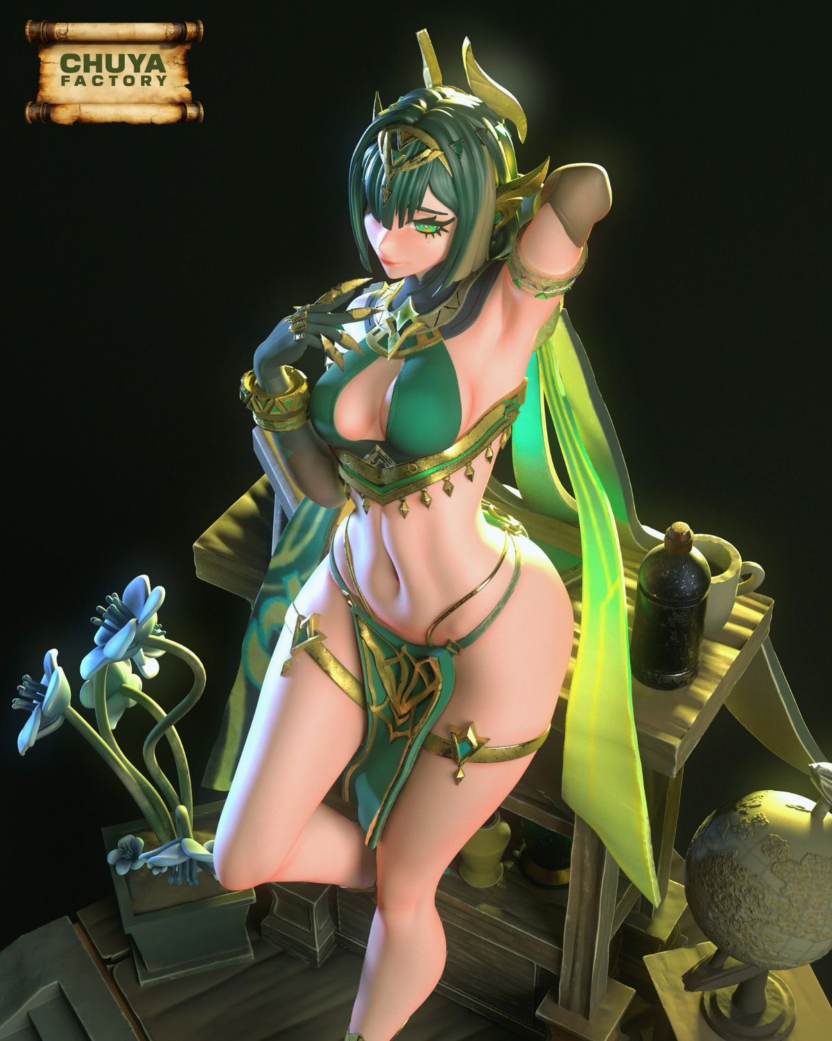 Nefer (Bedlah Outfit) resin figure