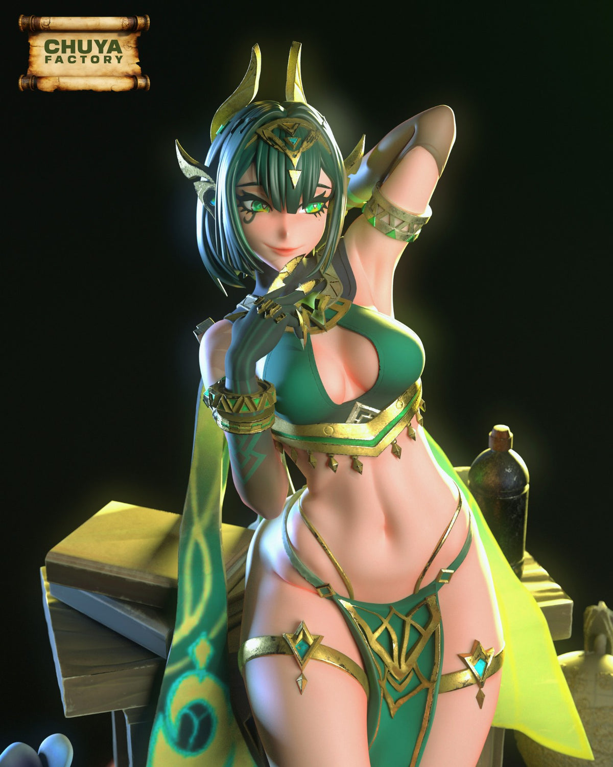 Nefer (Bedlah Outfit) resin figure