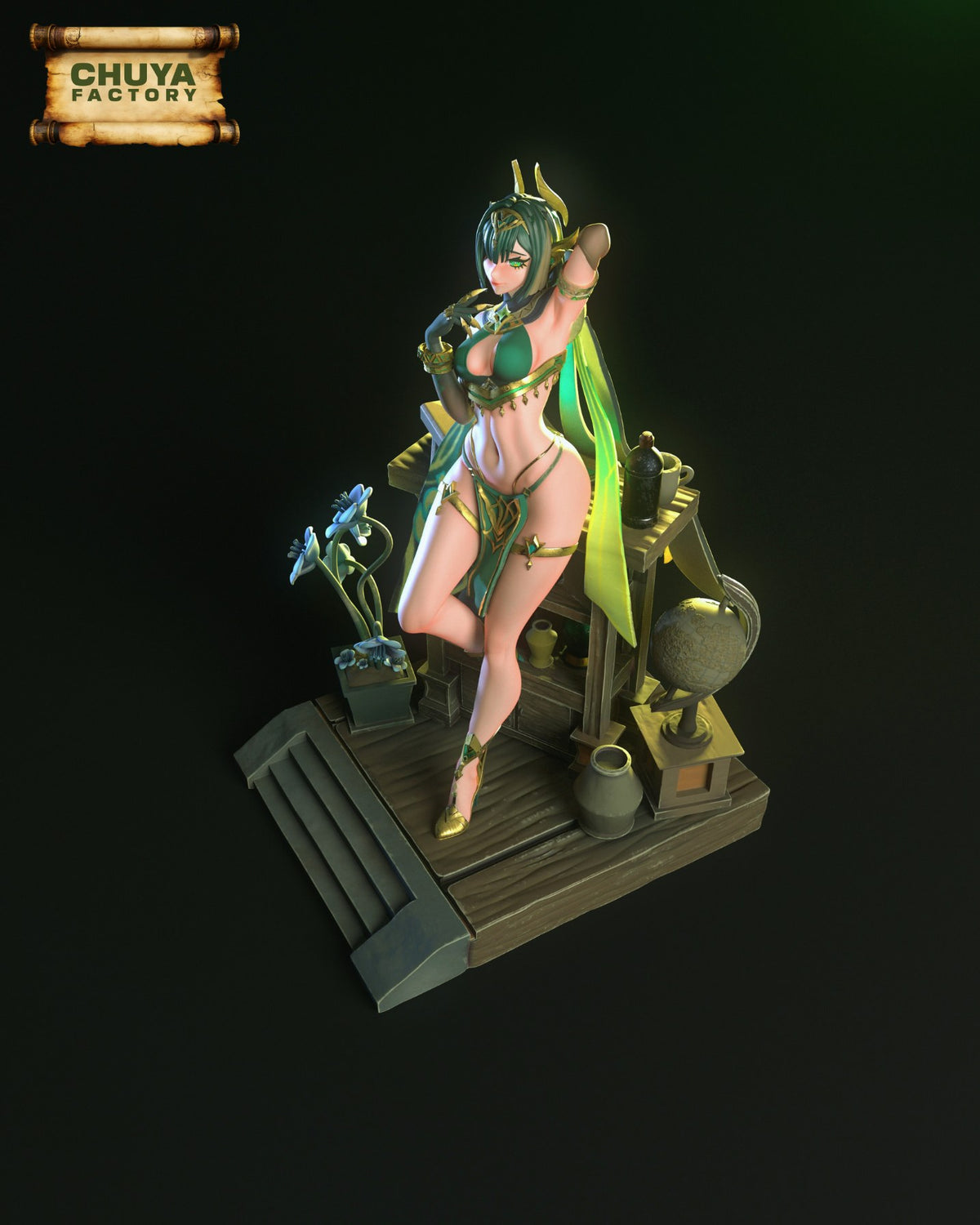 Nefer (Bedlah Outfit) resin figure