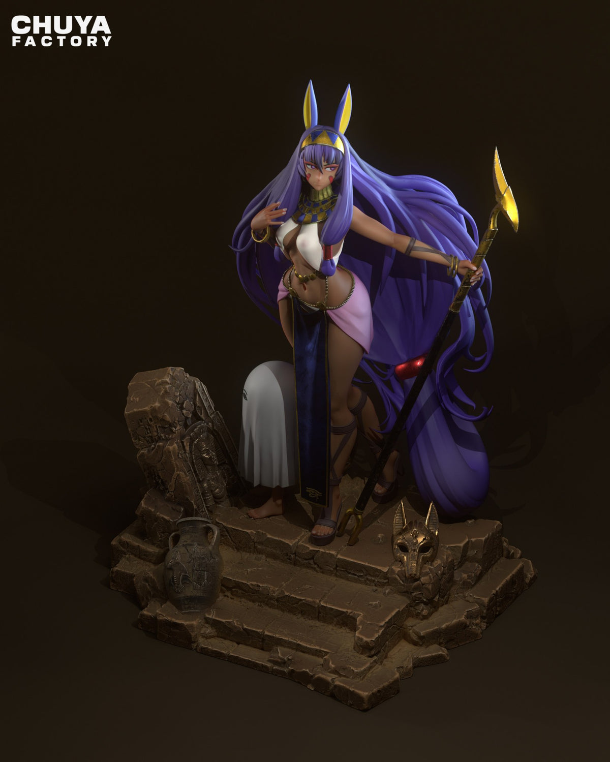 Nitocris resin figure
