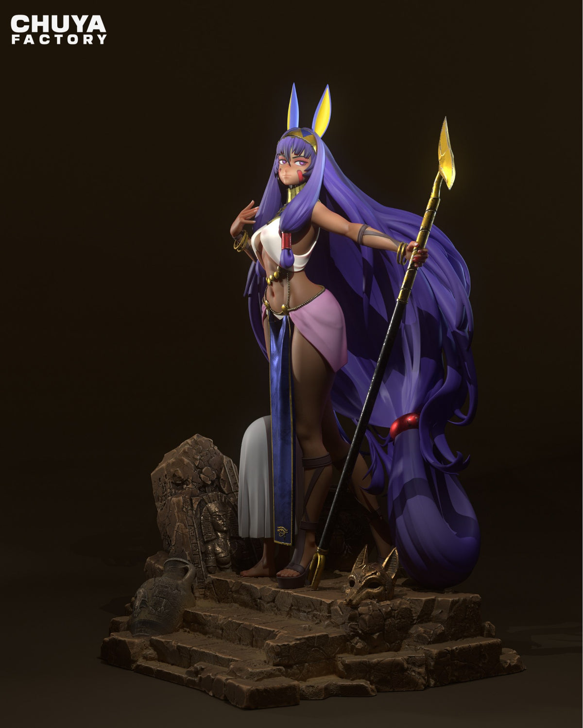 Nitocris resin figure