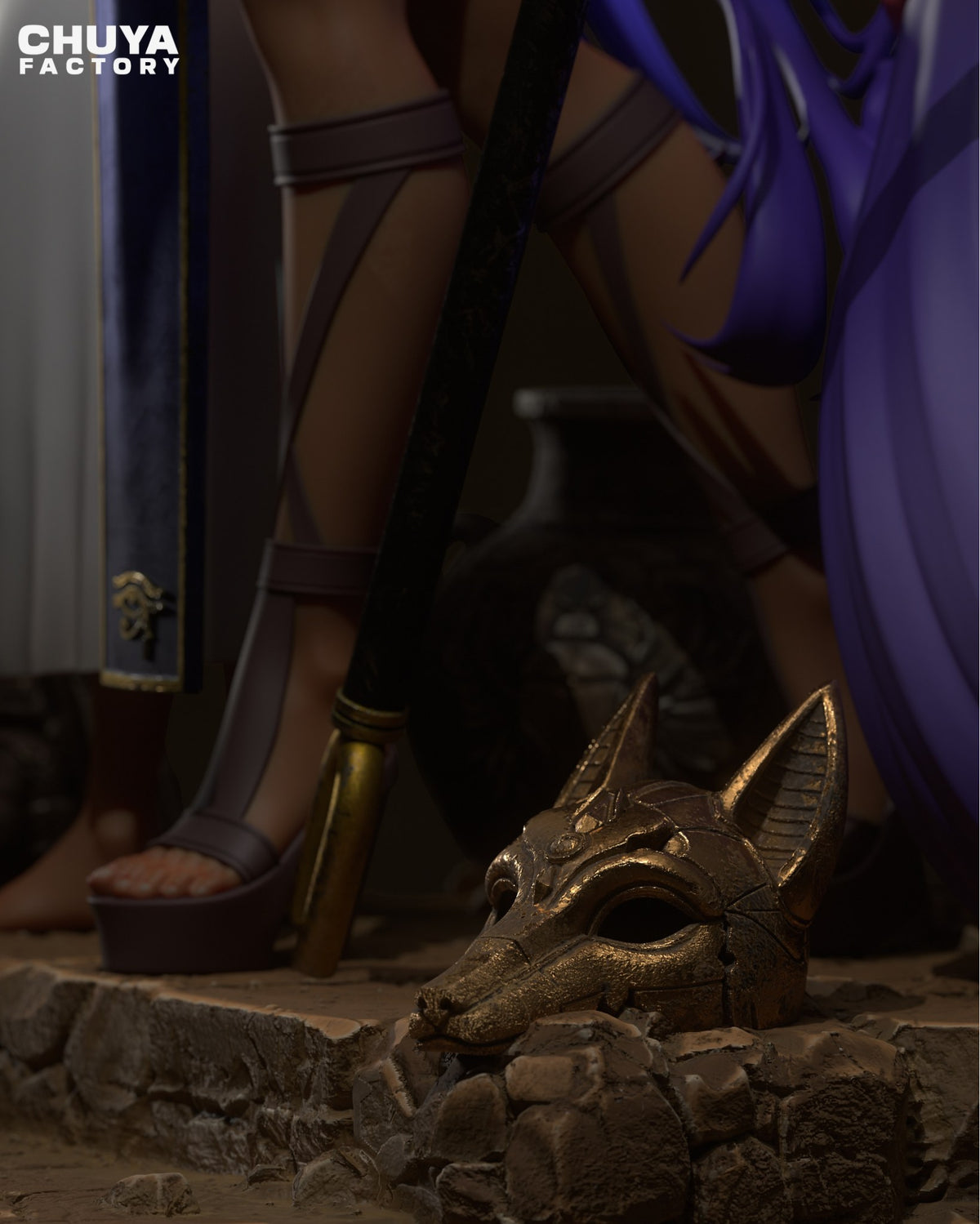 Nitocris resin figure
