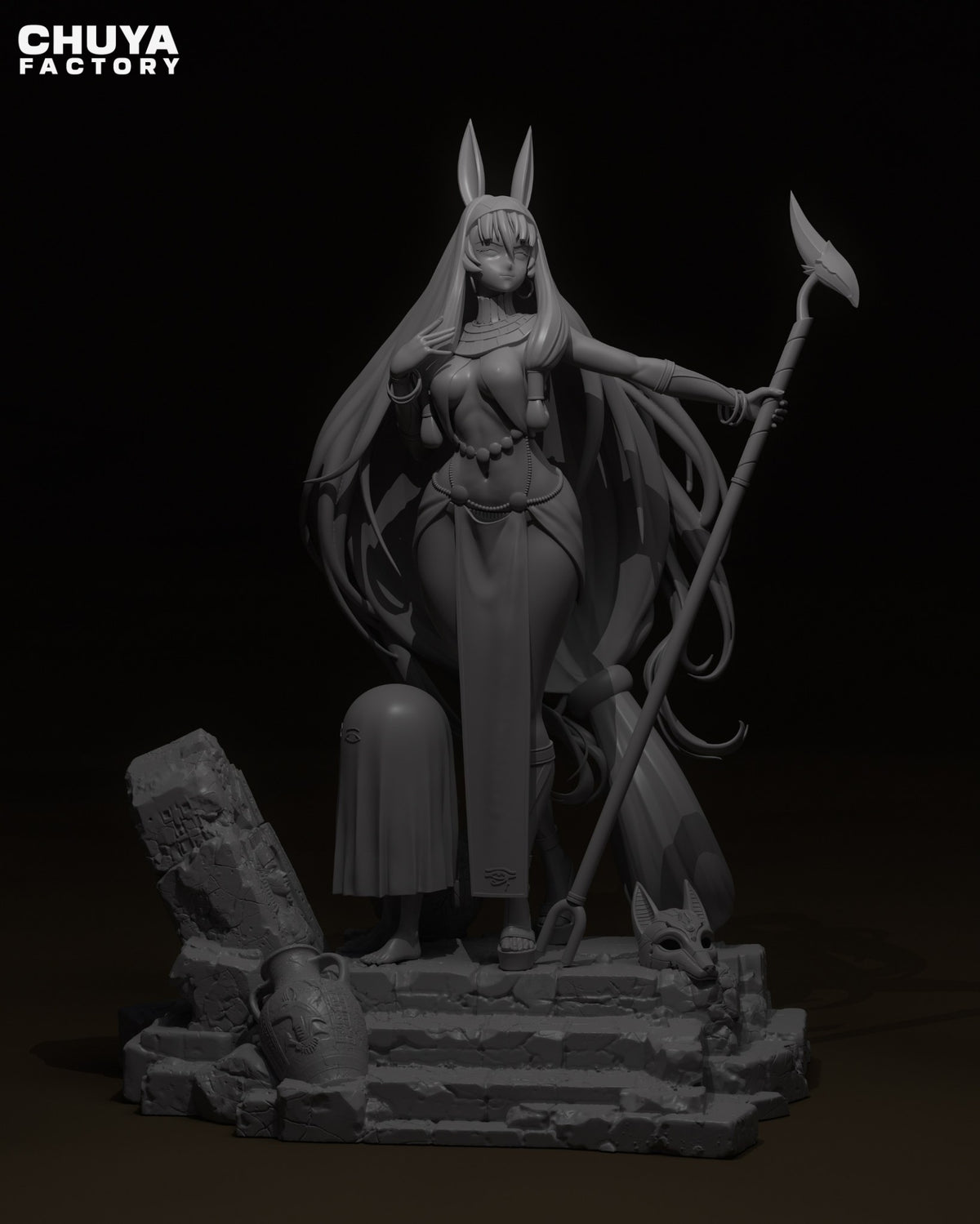 Nitocris resin figure