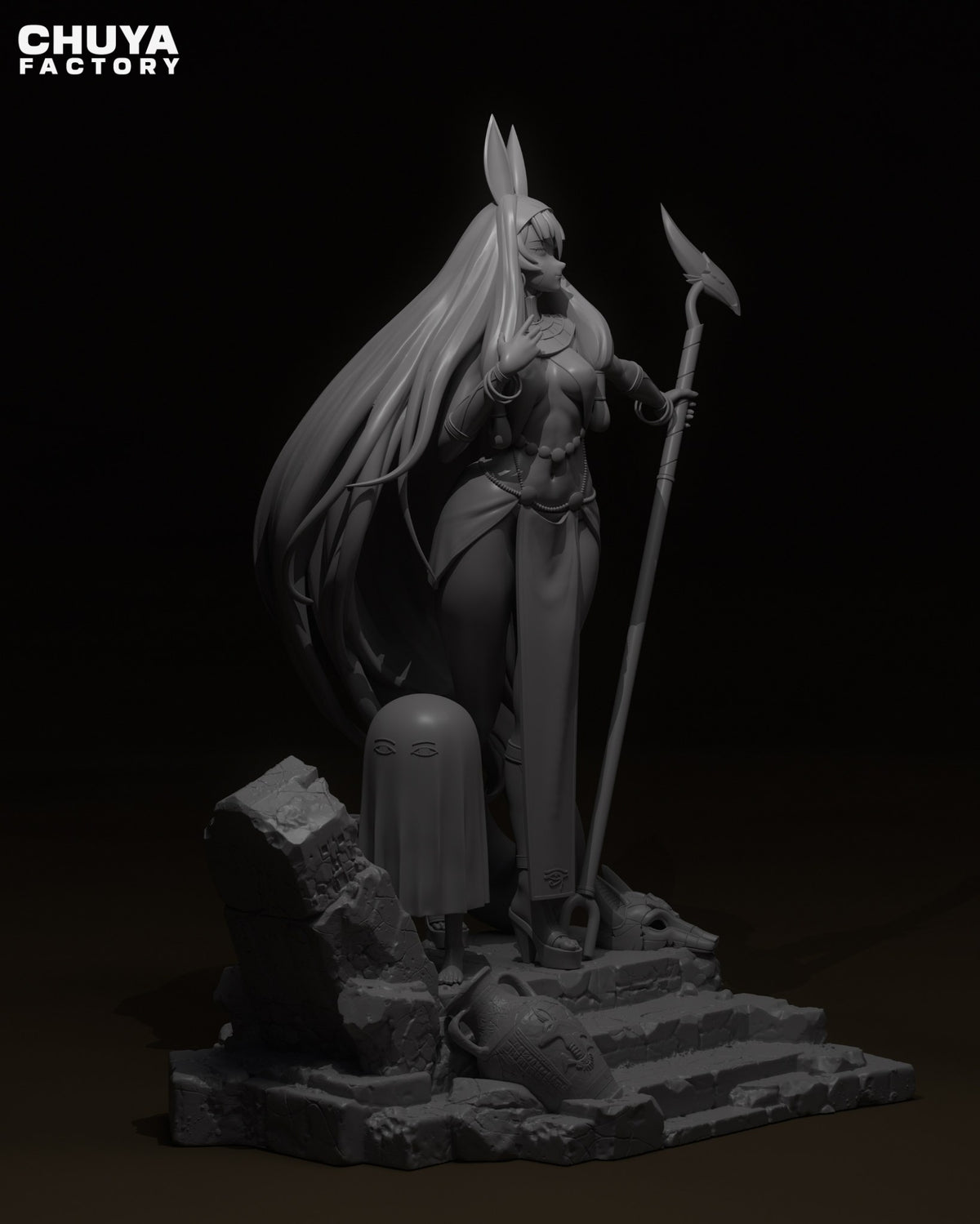 Nitocris resin figure