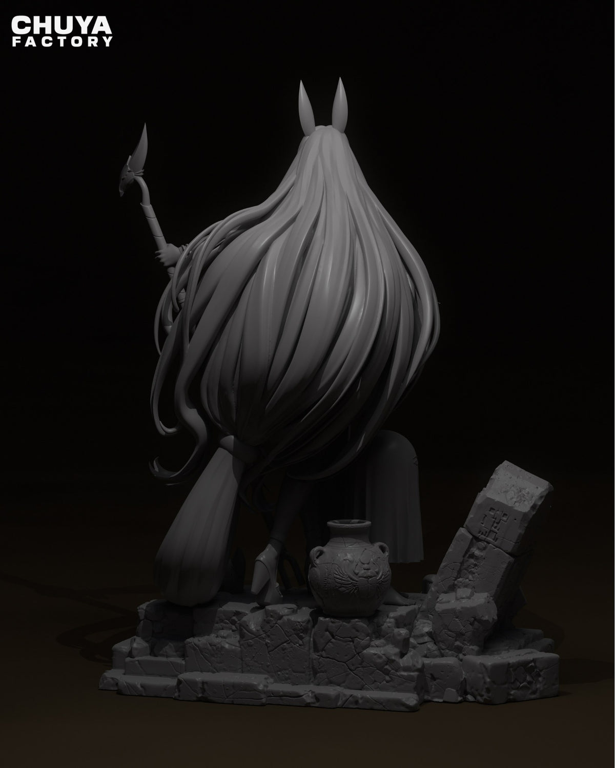 Nitocris resin figure