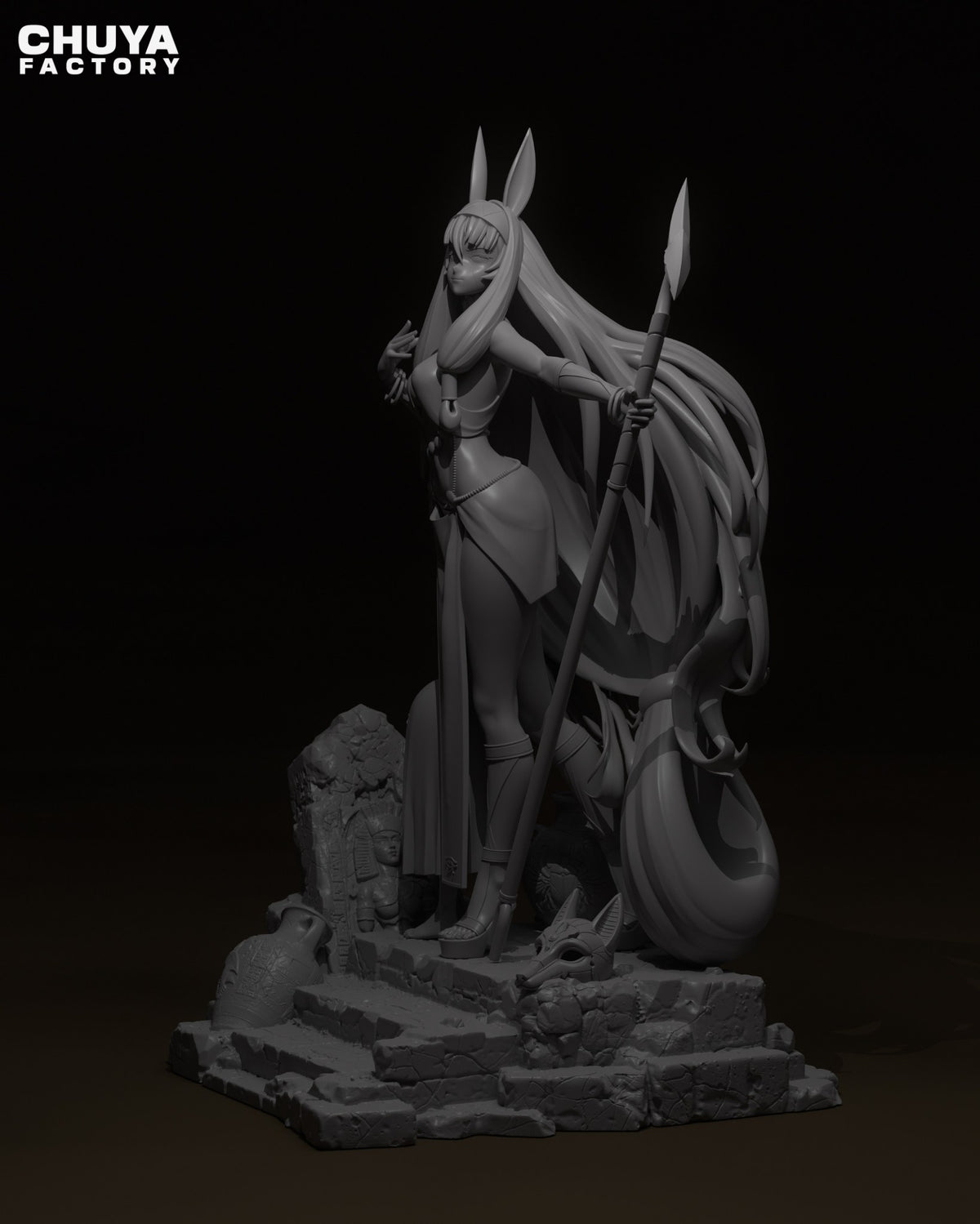 Nitocris resin figure
