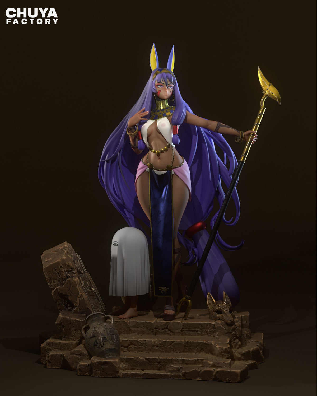 Nitocris resin figure
