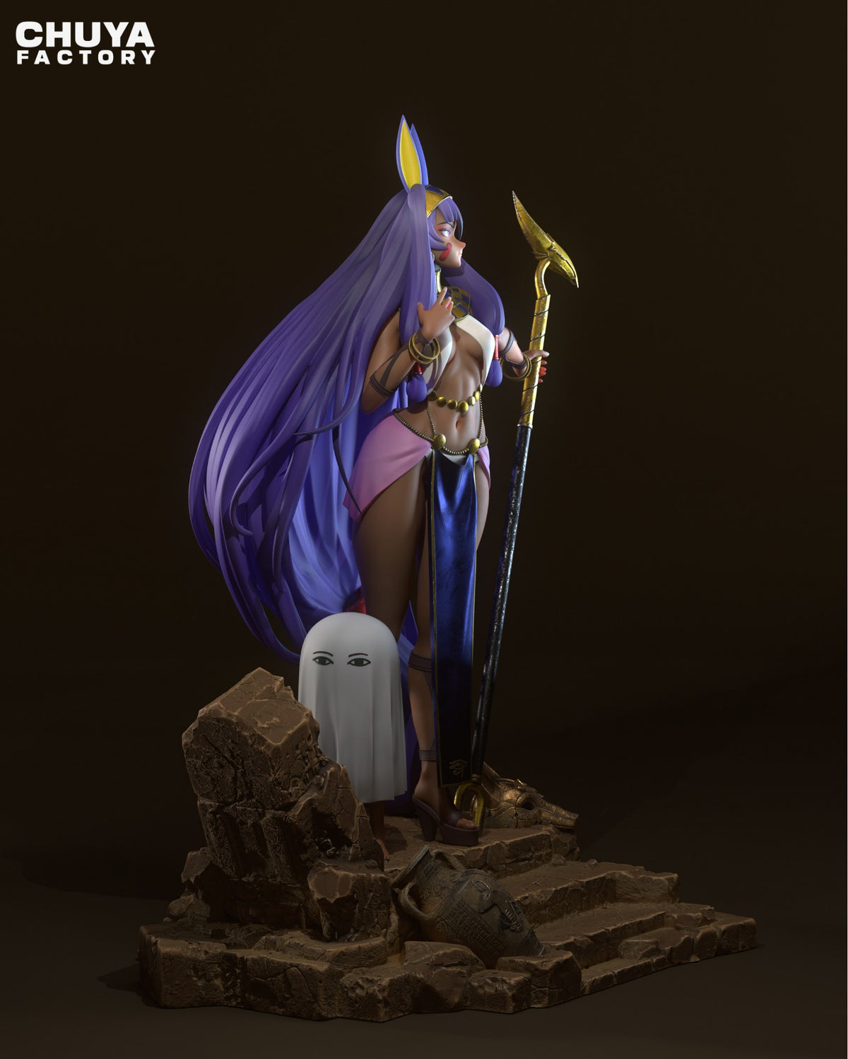 Nitocris resin figure