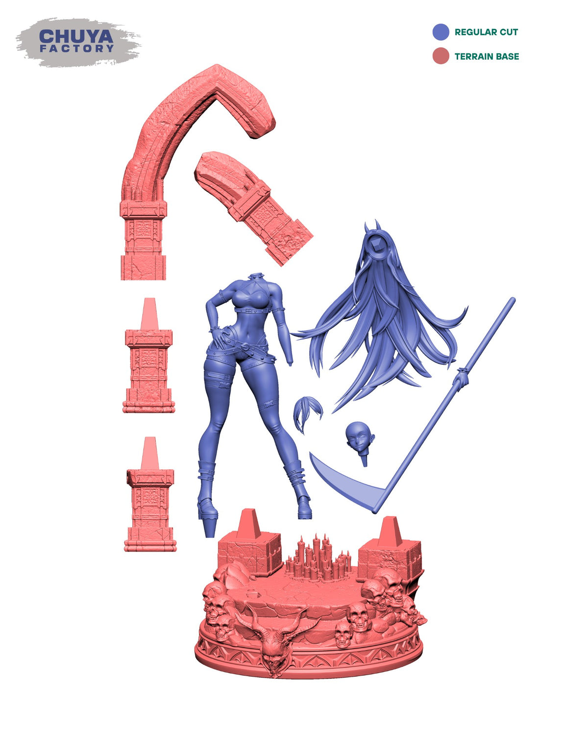 Power resin figure