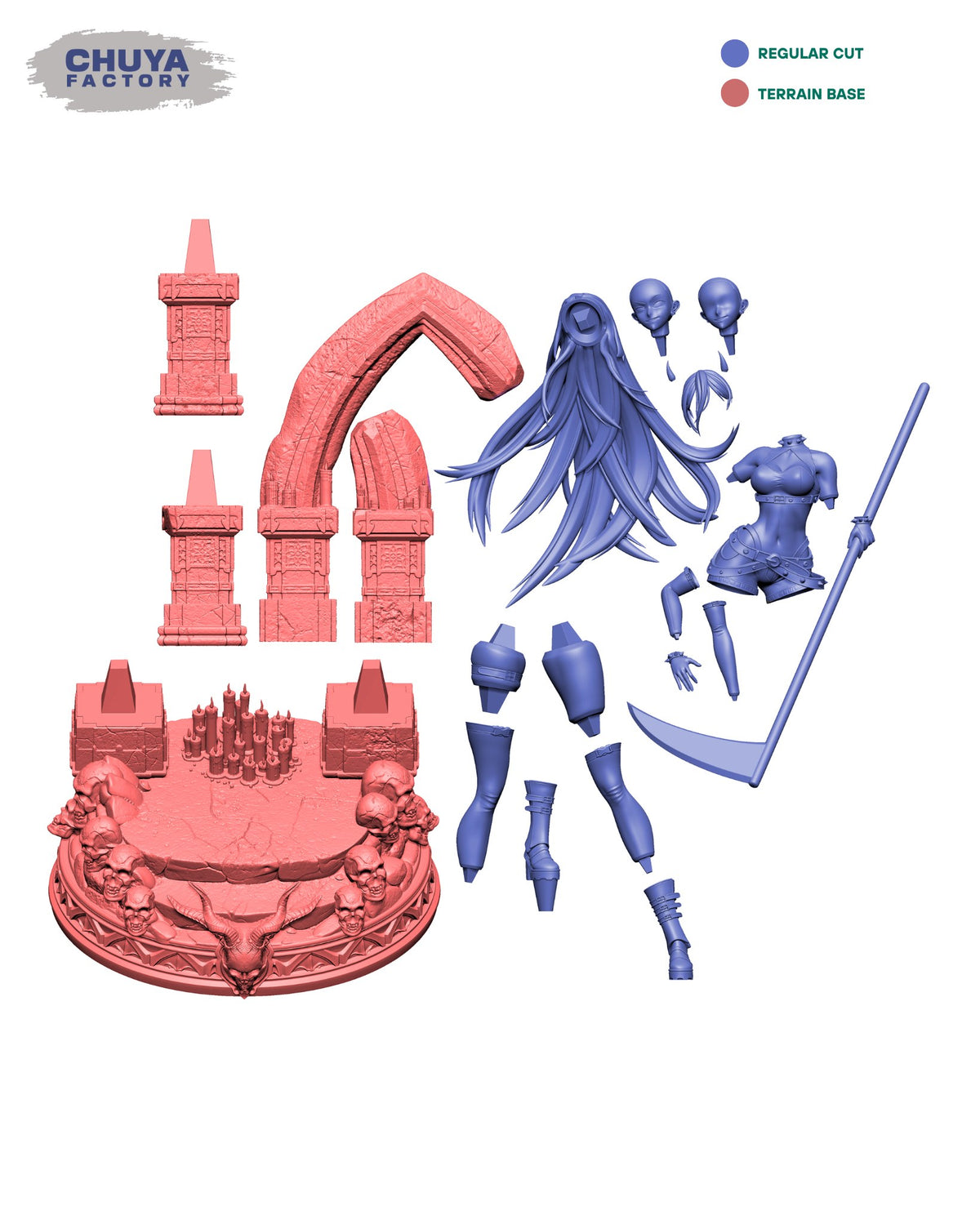 Power resin figure