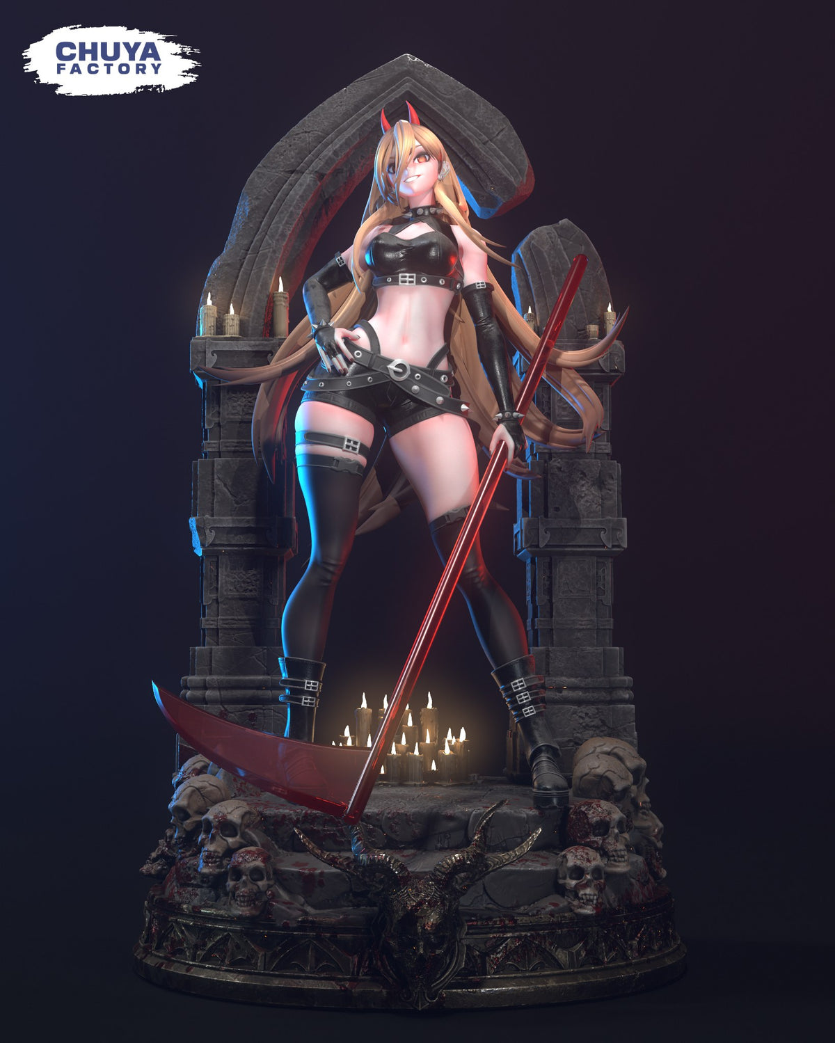 Power resin figure