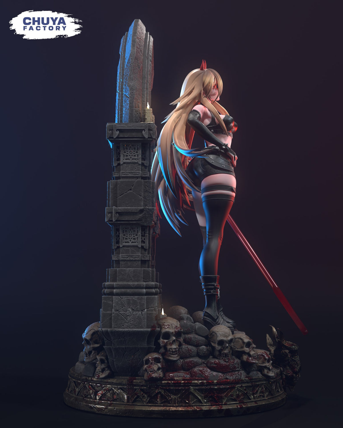 Power resin figure