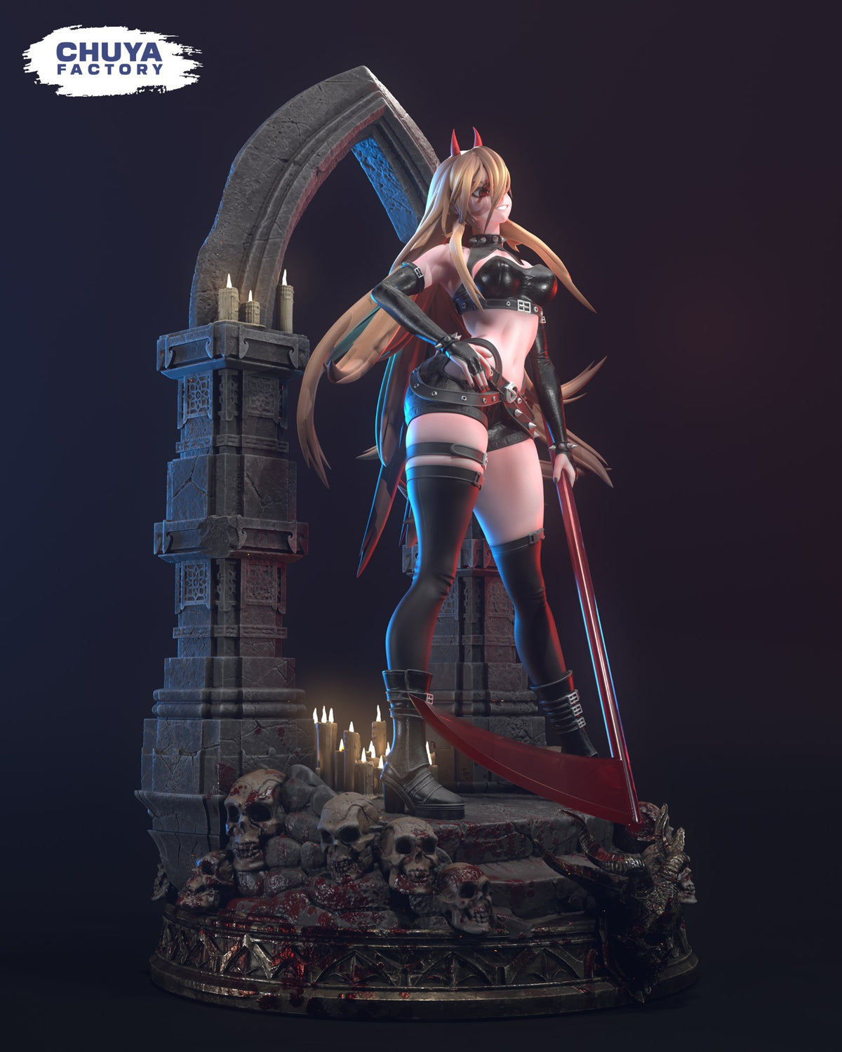 Power resin figure