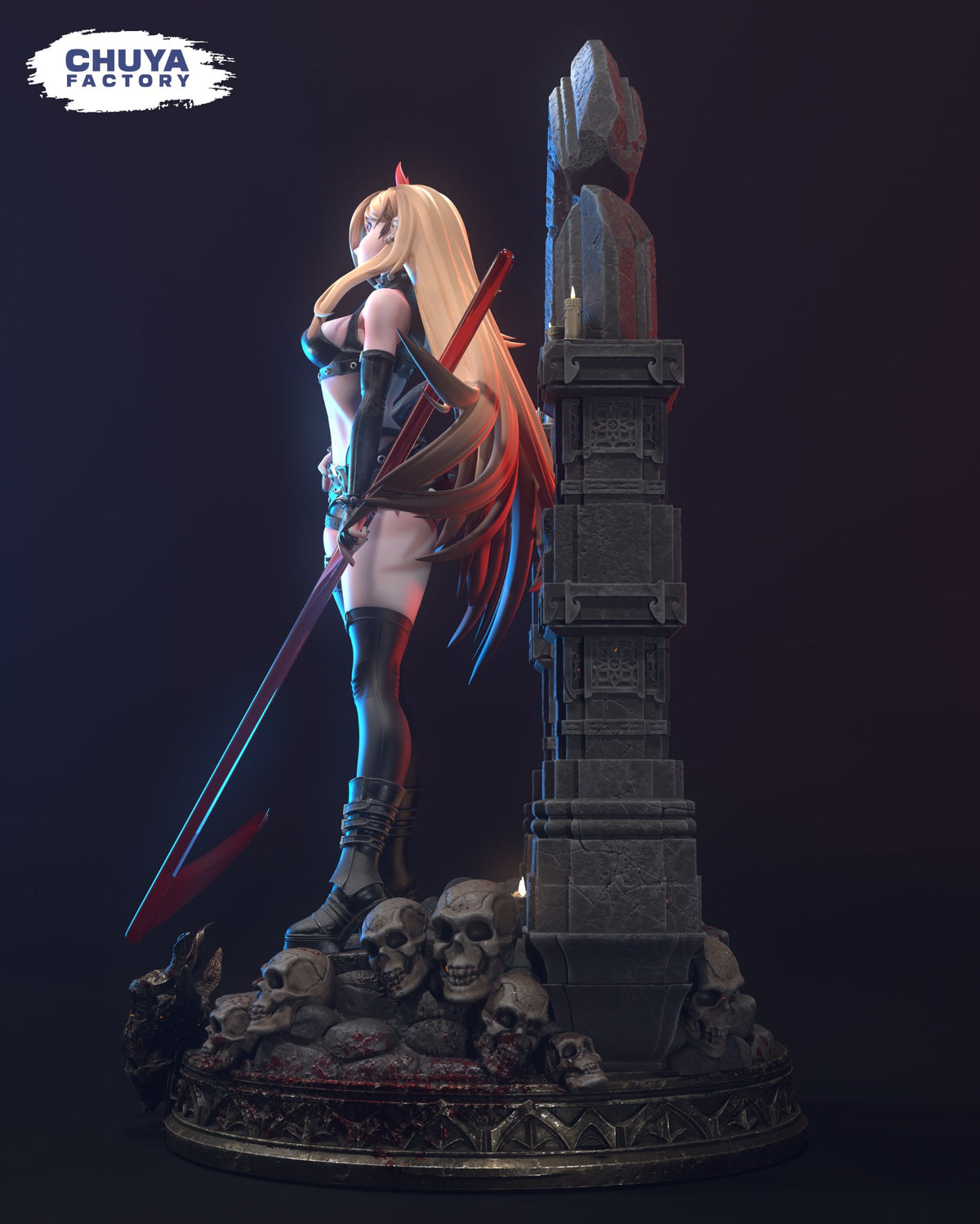 Power resin figure