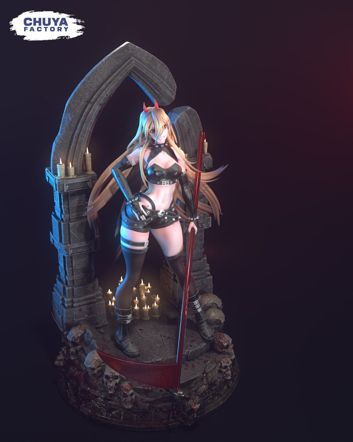 Power resin figure