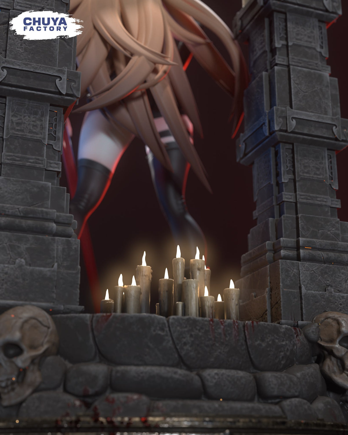 Power resin figure