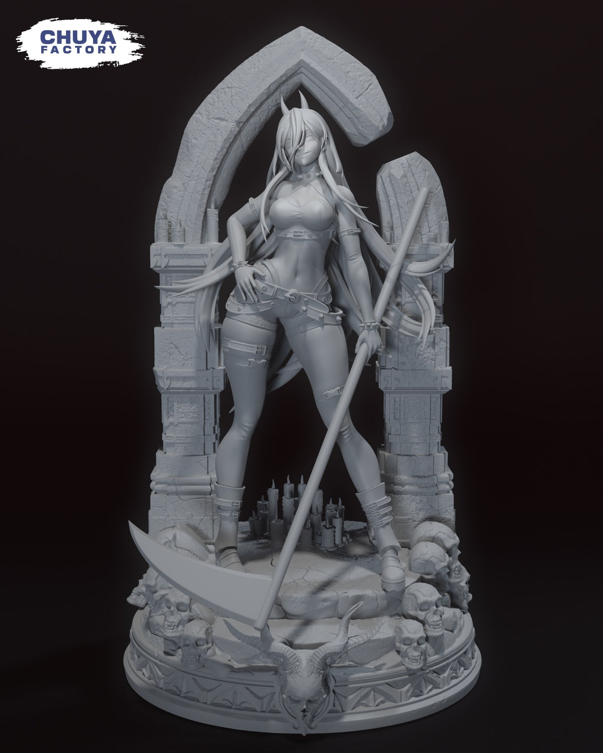 Power resin figure