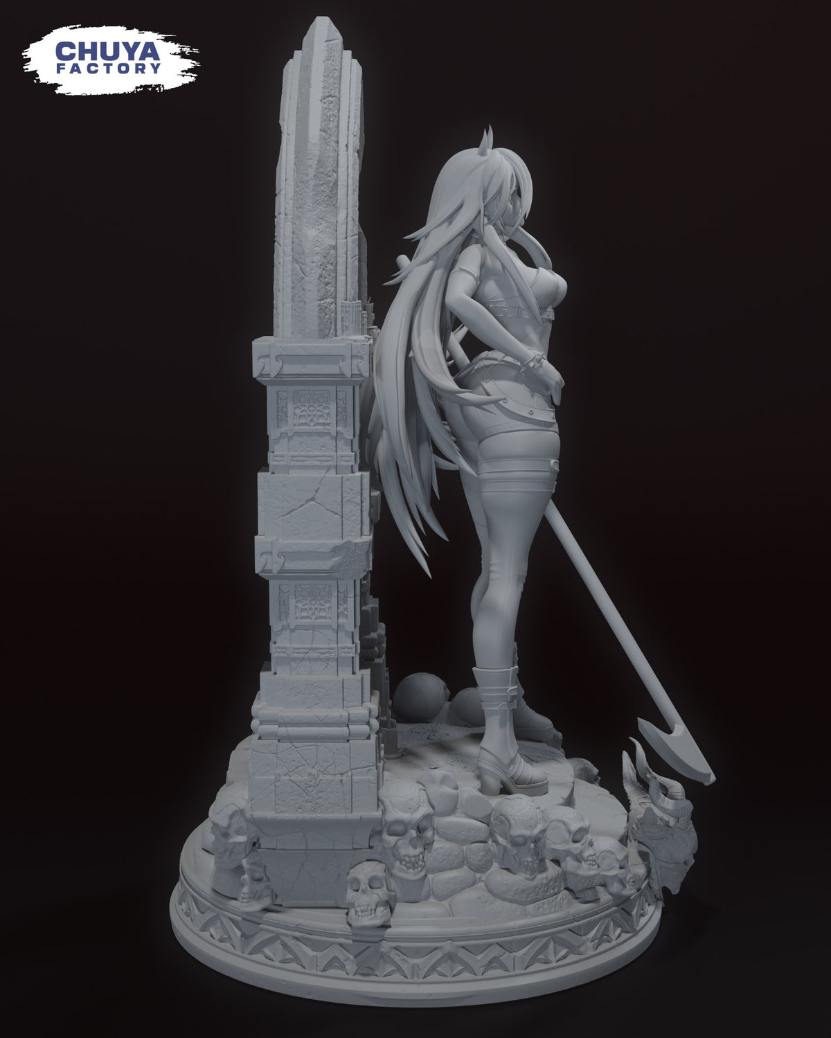 Power resin figure