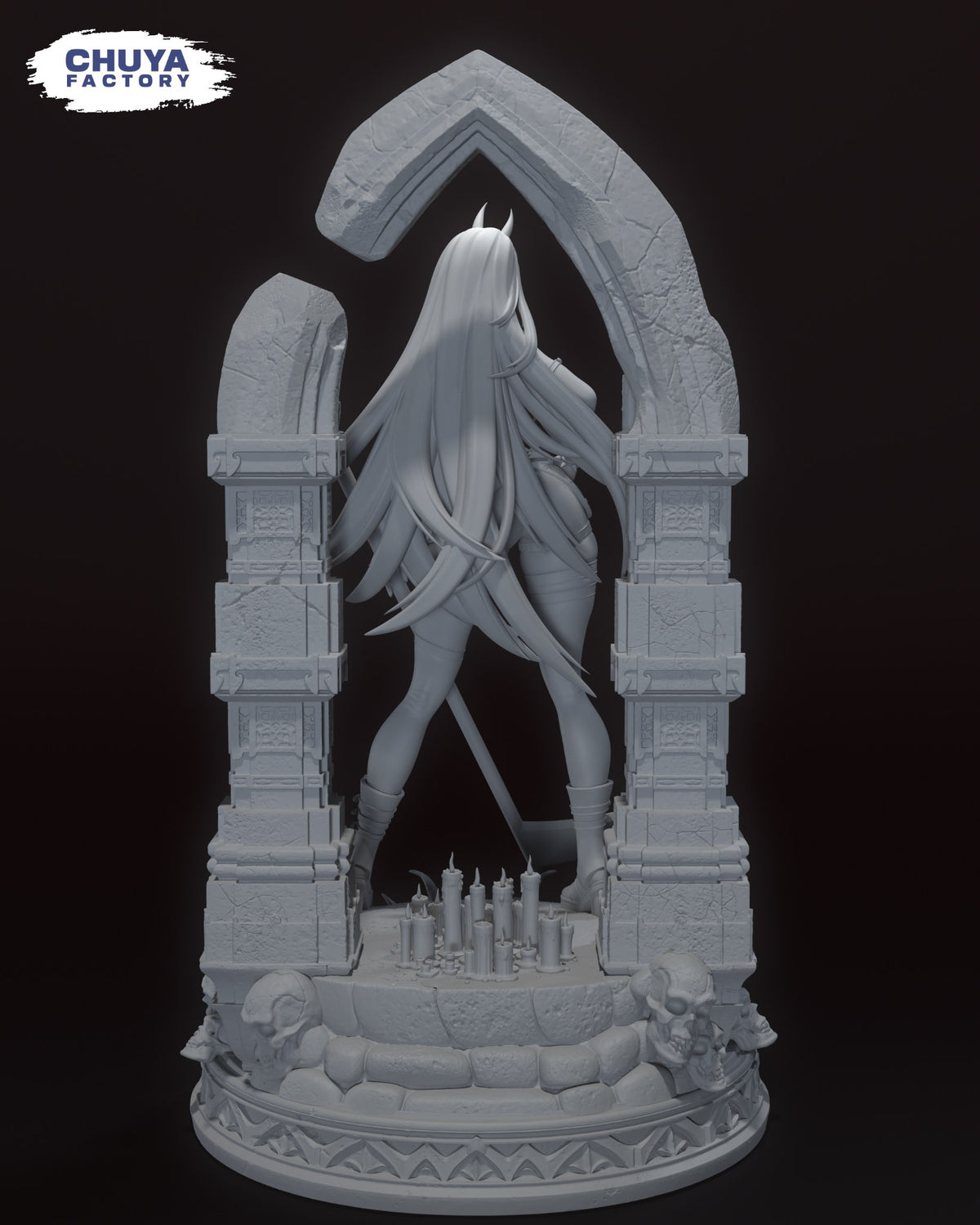 Power resin figure