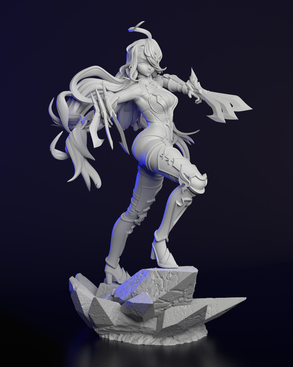 Predator resin figure