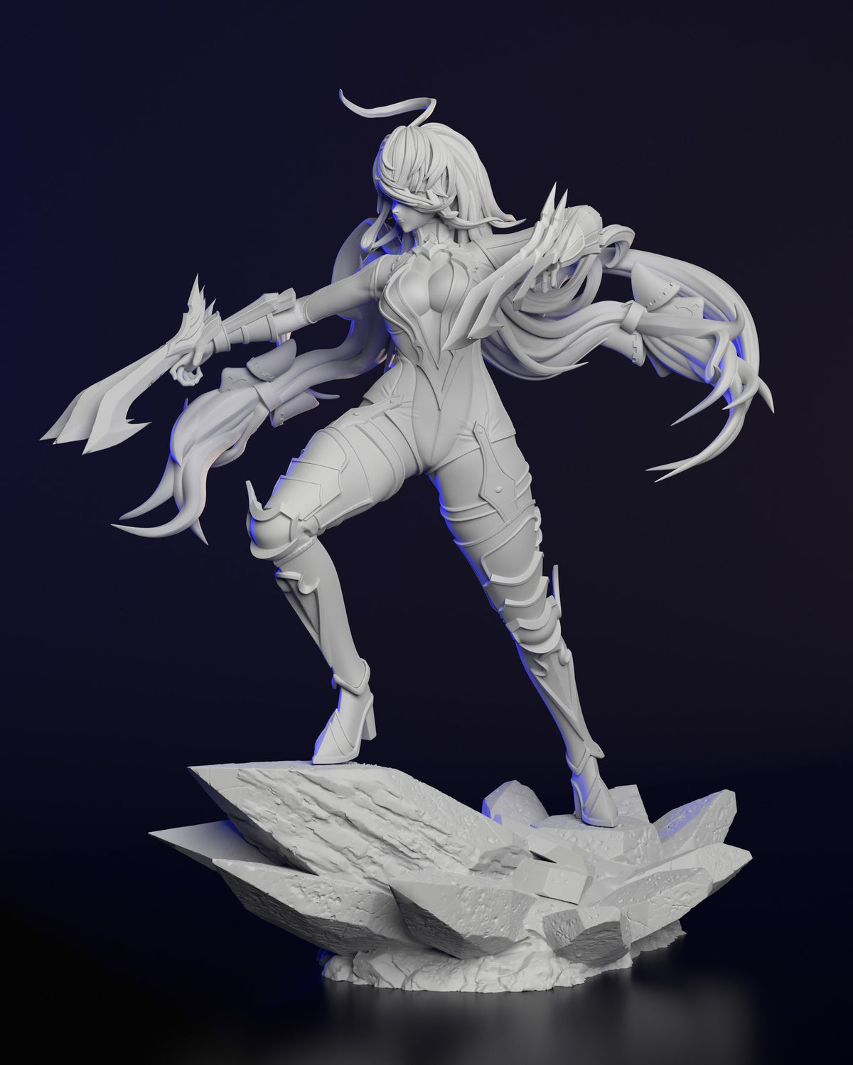Predator resin figure
