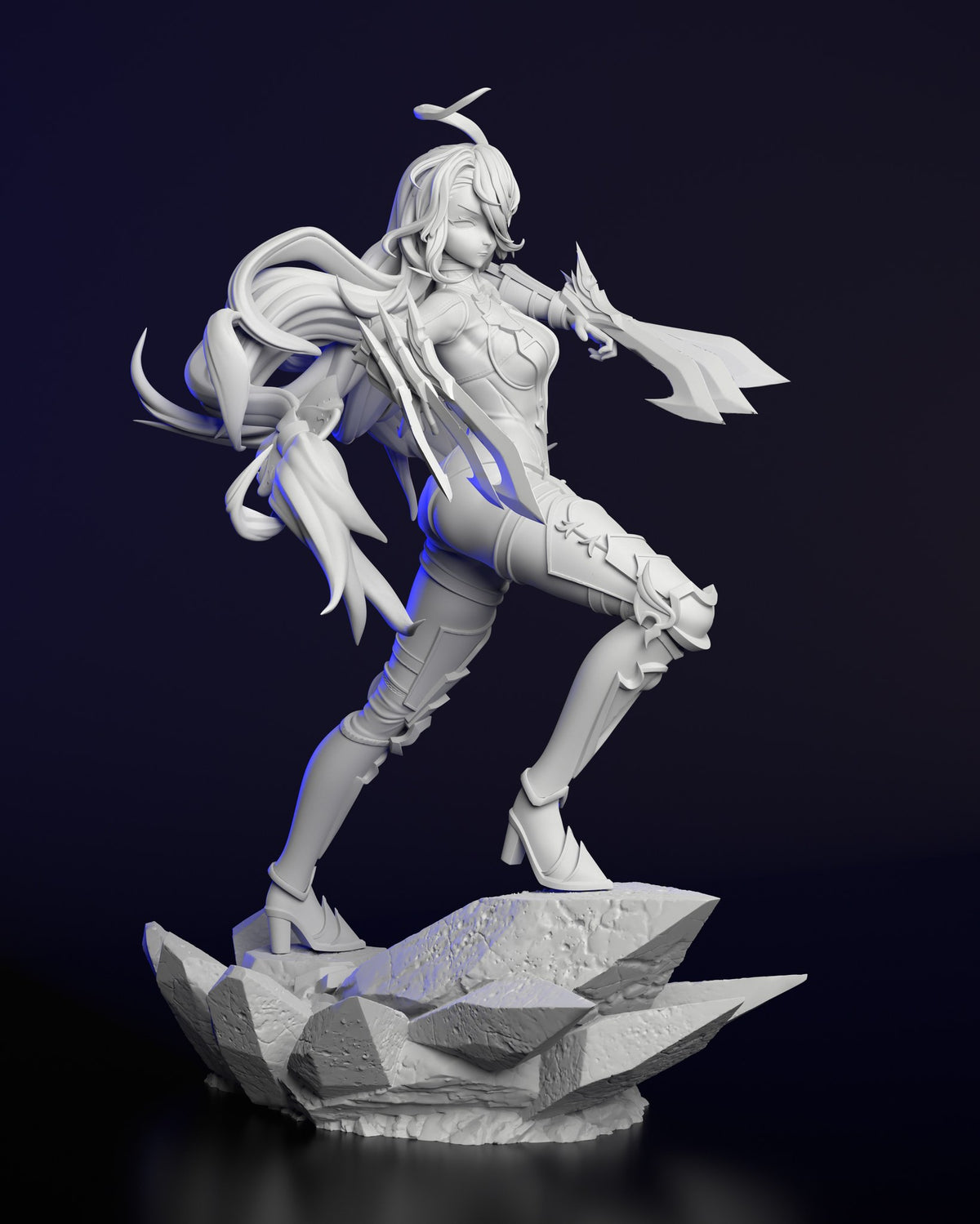 Predator resin figure