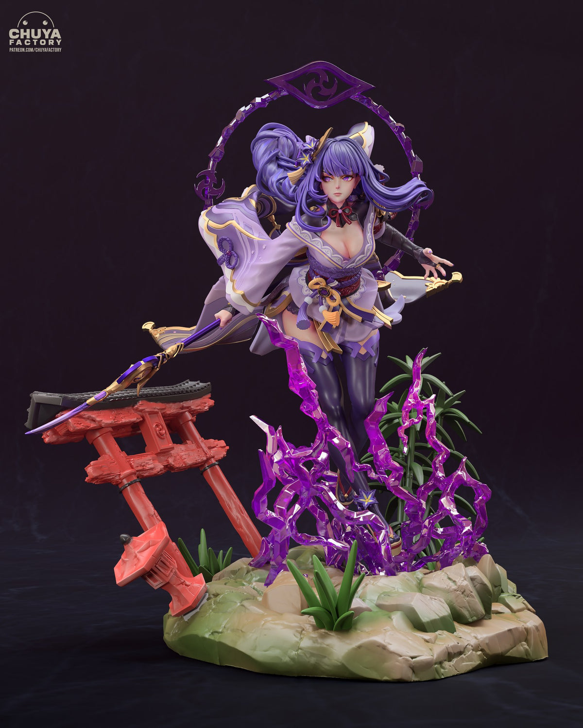 Raiden Shogun resin figure