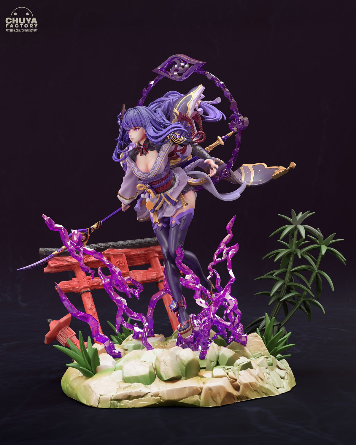 Raiden Shogun resin figure