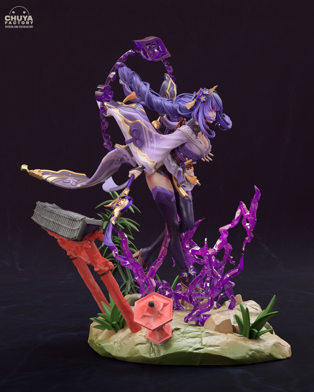 Raiden Shogun resin figure
