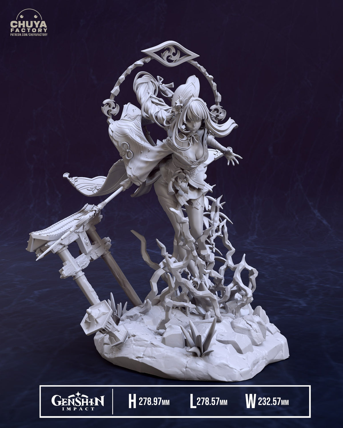 Raiden Shogun resin figure