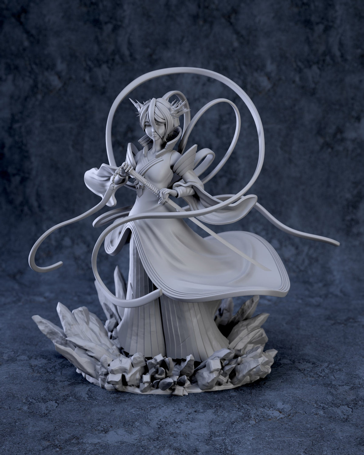 Rukia Kuchiki (Bankai Version) resin figure