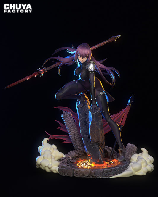 Scathach resin figure